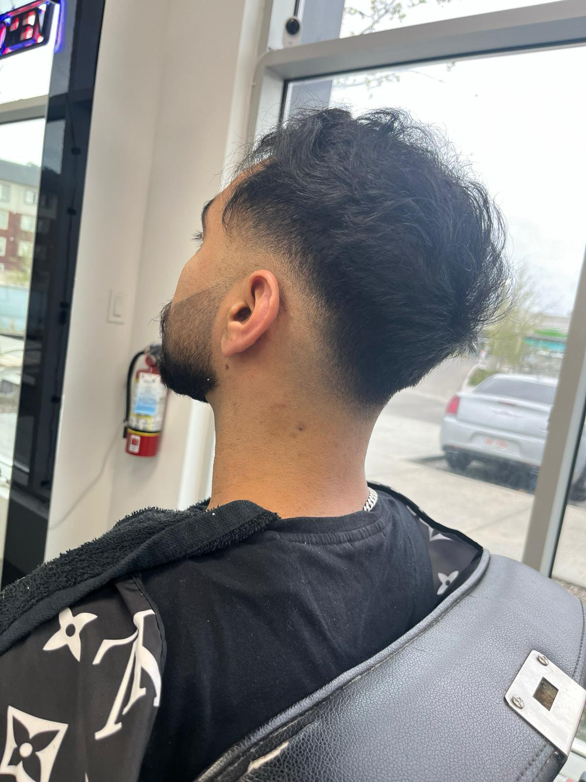 Taper fade haircut Calgary